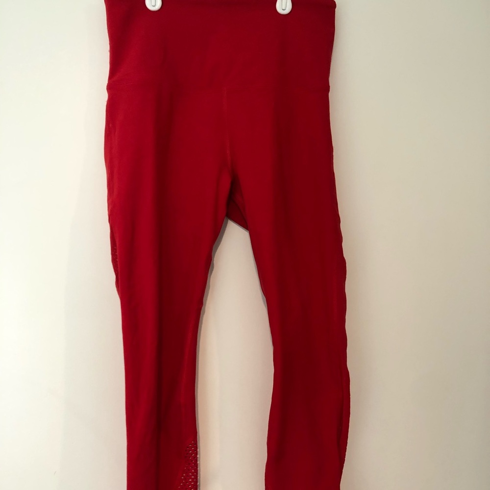 Red Lorna Jane Leggings